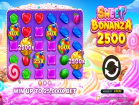 Обложка слота Sweet Bonanza 2500